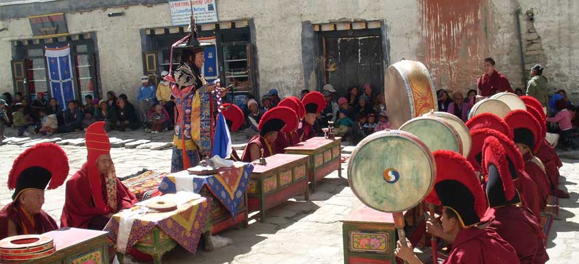 Monks are at TIJI festival