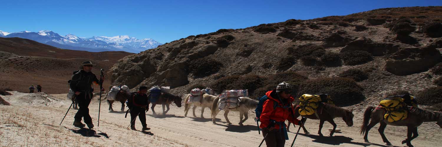 Beautiful high himalayas of Nepal